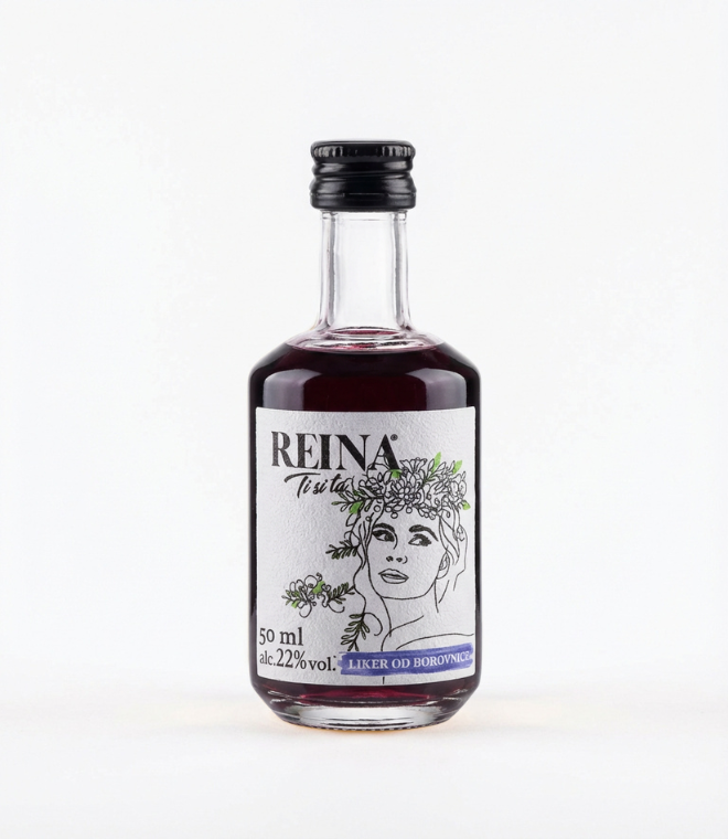 REINA Liker od Borovnice 50ml - Mini pakovanje